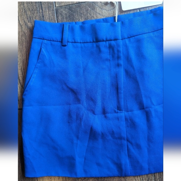 Peppermayo Mariah Mini Skirt - Cobalt Blue Size 14 NWT Polyester & Spandex Blend - Picture 4 of 14